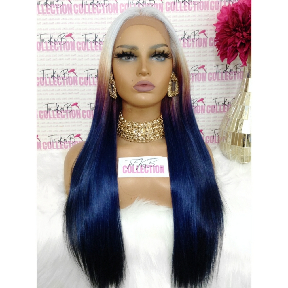 SWISS LACE FRONT MIDDLE PART WIG